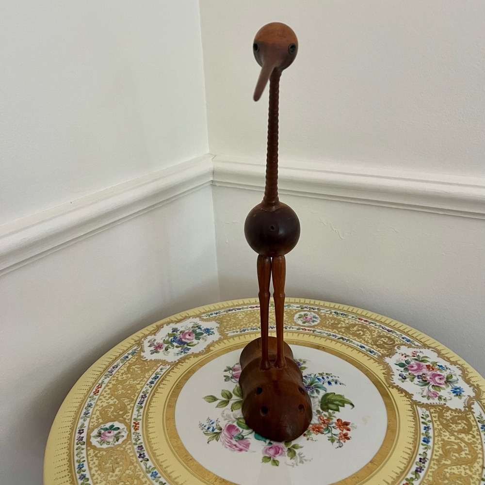 Vintage Wooden Bird